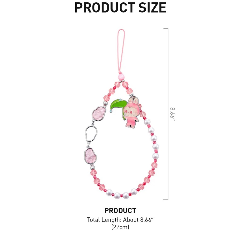 POP MART X The Monsters Big Into Energy Labubu Phone Charm - Luck - Picture 4 of 6